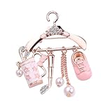 Beaupretty Broche de Aleación de Zinc Vintage con Forma de Perchero para Abrigo Coreano con Accesorio Elegante para Ropa de Mujer y Amigas