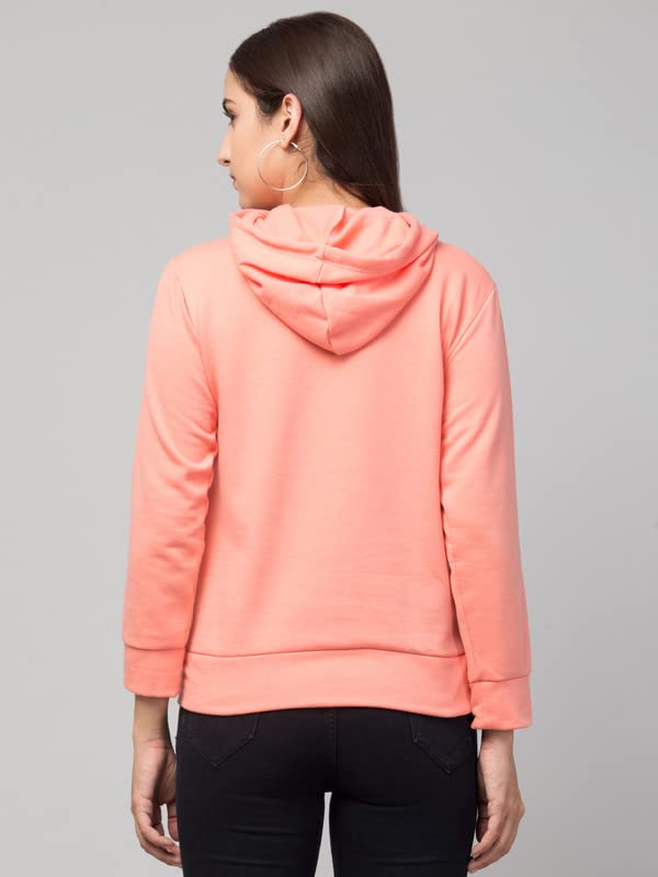 Image of Women's Fleece Plain Hoodie