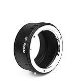 Bague en métal robuste CY-EOS-M compatible avec Canon EOS M (non EOS) seulement manuel et maintien au feu à l'infini