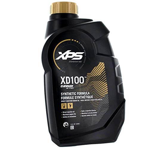Johnson Evinrude OMC New OEM XD100 Synthetic Injection Oil Quart 765146 779710