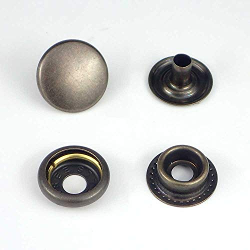 ジャンパーホック 大 7050 15mm (アンティーク, 10セット)の商品画像（Amazon）