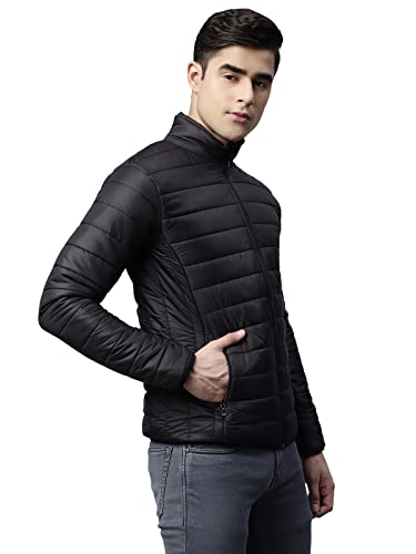 Image of Global Republic Polyester Regular Fit Turtle Neck Full Sleeves Jacket for Men