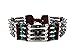 Handmade Traditional 4 Line Carved Buffalo Bone Hairpipe Tribal Choker Necklace