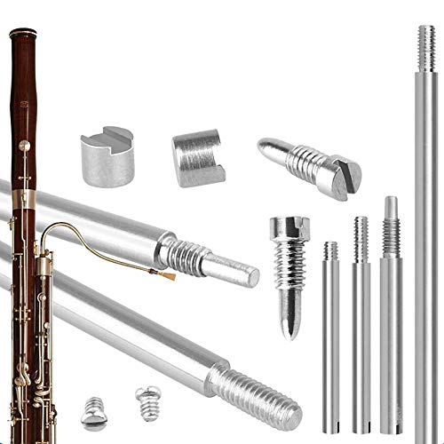 JVSISM 69Pcs/Set Bassoon Repair Tool Parts Screws + Bassoon Key Shaft Kit DIY Tool Woodwind Instrument Accessories