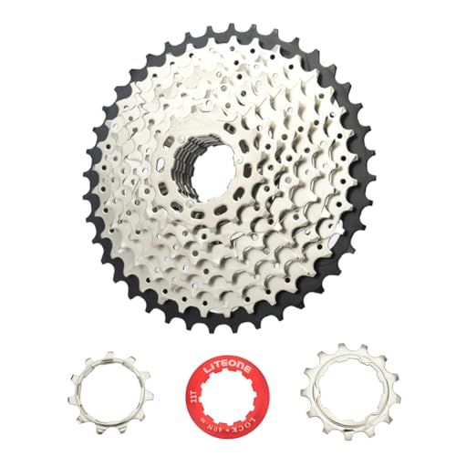 9 Speed Cassette 11-40T MTB Cassette 9 Speed Fit for Mountain Bike, Road Bicycle, MTB, BMX, SRAM, Shimano