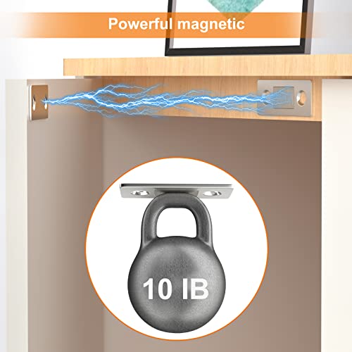 Jiayi Cabinet Magnets Stainless Steel 6 Pack Ultra Thin Cabinet Magnetic Catch Magnet Door Catch Adhesive Drawer Latch Magnetic Closures For Kitchen Wardrobe Cupboard Door Closet Closures #TOP4