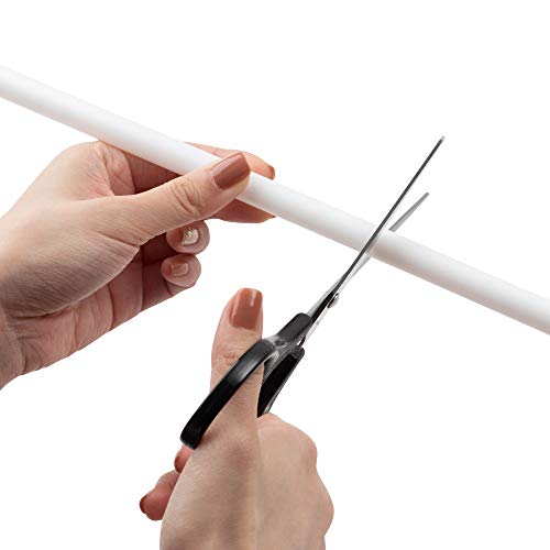 Juvale 24-Pack Plastic White Dowel Rods For Tiered Cake Construction And Crafts, 16 X 1/2 Inches #TOP2