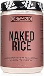 NAKED RICE - Organic Brown Rice Protein Powder – Vegan Protein Powder - 5lb Bulk, GMO Free, Gluten Free & Soy Free. Plant-Based Protein, No Artificial Ingredients - 76 Servings