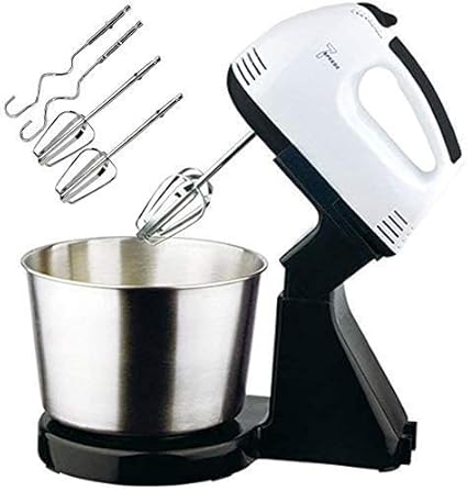 Bellveen Stand Mixer, 7-Speed Electric Food Mixer 2 in 1 Hand Mixer, Dual Function Hand and Stand Mixer with 7 Quarts Stainless Steel Mixing Bowl, Beaters & Dough Hooks