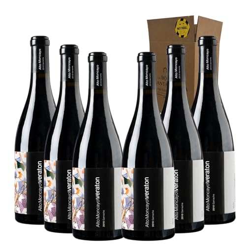 Alto Moncayo Veratón - Ideal para Maridar con Carne y Comida Mediterránea - Pack 6 Botellas 75cl