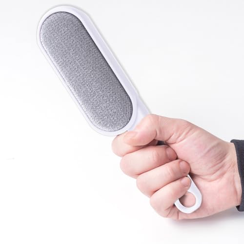 IPEA Fusselentferner aus Samt für Kleidung, Sofas, Polstermöbel – doppelseitige Mehrzweckbürste zum Entfernen von Haaren, Haaren, Tierhaaren von Stoffen, Wildleder und Samt