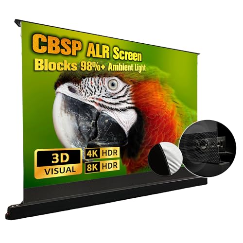Pantalla motorizada de piso 120'' UST ALR para proyector miniatura 3