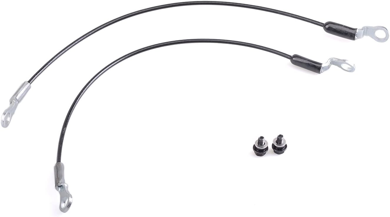 Tailgate Cables,43cm Tailgate Holder Support Cable Kit Replacement for Yamaha Parts Rhino 450 660 700 2004-2012 5UG-K7195-10
