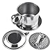 Imagen de cafetera vietnamita de acero inoxidable de 50 ml y 100 ml para preparación clásica de café (100 ml (50 ml