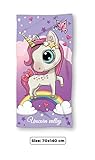 licencia original Toalla Microfibra Unicornio 70x140 CMS,240GR
