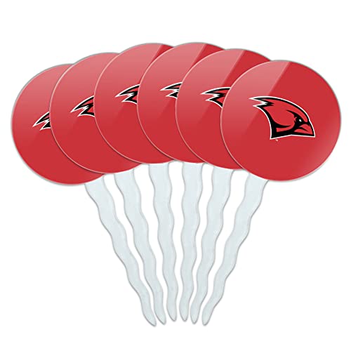 University of the Incarnate Word Primary Logo Cupcake Picks Toppers Decoration Set of 6