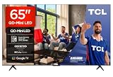 TCL 65Q6C QD Mini LED TV, 4K HDR Premium 1000nits, Smart TV alimenté par Google (Dolby Vision IQ et Atmos, système Audio Onkyo 2.1, Motion Clarity Pro 144Hz, Game Master, contrôle Vocal Mains Libres)