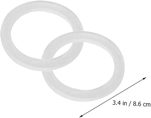 Miniatura 2 de 20 anillos de silicona herméticos para sellado de fugas, anillos de sellado de repuesto flexibles para frascos de boca ancha para conservas de