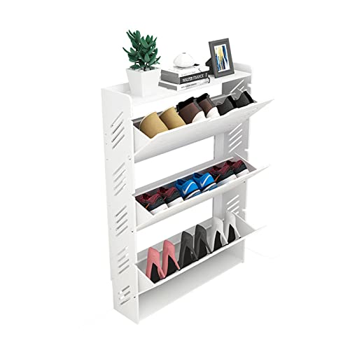 Organisateur de chaussures ultra-mince CLSDRZC à 3 compartiments