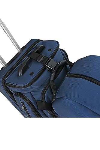 CaddyDaddy First Class Travel Set | 1000D Ballistic Nylon Golf Travel Bag and Wheeled Carry-On Luggage with Telescopic Handle and Adjustable Straps for Caravan Transport-2 Year Replacement Coverage.3