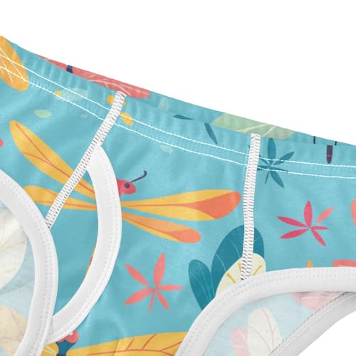KLL Dragonfly Pattern Illustration Toddler Boy Pure Cotton Training Underwear Breathable Children Undies4