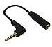 Produktbild KRS - KS1 - Stereo Verbindungskabel 4 Polig Klinken Stecker 3,5 mm gewinkelt 90° ca 13 cm AUX IN Line In Kabel Verlängerung Adapter(90° 4-Polig)