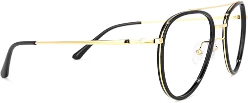 Miniatura 9 de Zeelool Chic TR90 - Lentes de bloqueo de luz azul aviador para computadora y juegos para mujeres y hombres Ellis TX531583