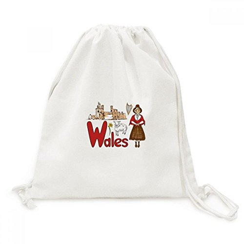 Sac de voyage motif pays de Galles pour éviter les sacs lourds