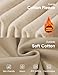 JMIERR Mens Cotton Fashion Hoodies & Sweatshirts Long Sleeve Hooded Solid Pullovers with Pockets 2025 Winter Sweatshirts for Men Loose Fit Fall Shirt Tops Sweater, L, Apricot