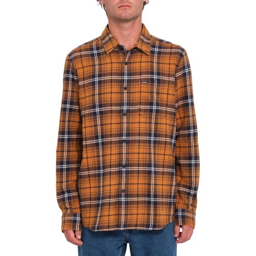Image of Volcom Men's Caden Plaid Long Sleeve