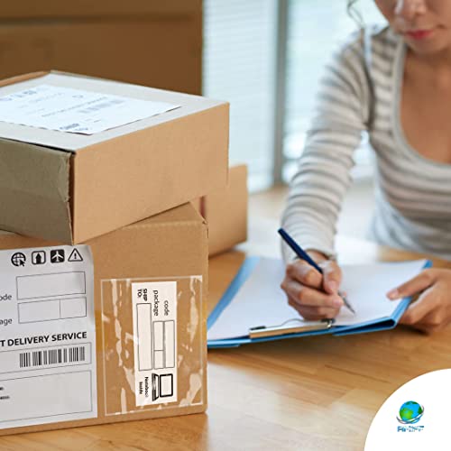 Amiff Packing List Envelopes 9.5 X 12, Pack Of 100 Shipping Labels Sleeves 9 1/2 X 12, Plastic Clear Mailing Pouch With 2 Mil Thick, Waterproof Self-Adhesive Packing Pouches For Shipping Documents #TOP5