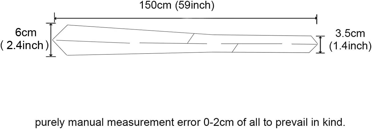 Branduce 2.4"(6cm) Mens Solid Skinny Satin Tie Pure Color Slim Necktie for Business and Wedding - Image 3