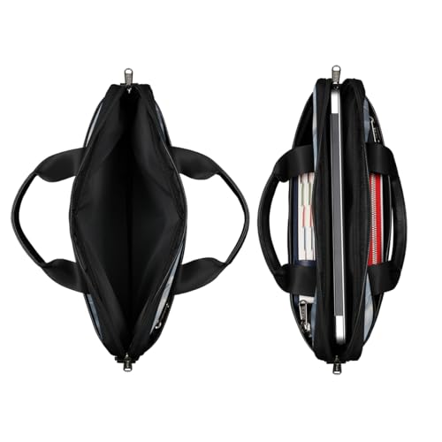 Bolsa slim para laptop 15'' negro con diseño abstracto miniatura 5