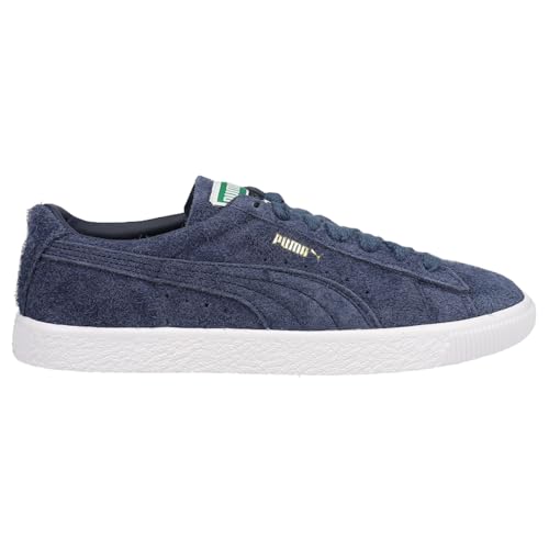 PUMA Mens Suede Vintage Hairy Suede Lace Up Sneakers Shoes Casual - Blue