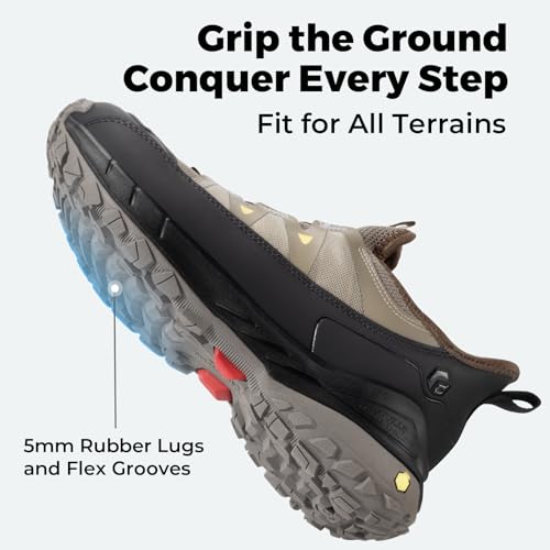 Image of FitVille Extra Wide Sneakers for Men Slip-on Shoes, Soft Comfortable Mens Running Shoe, Slip Resistant Hiking Walking Shoes with Arch Support & Wide Toe Box