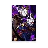 Mteyuce Security Breach Sundrop And Moondrop FNAF Poster Canvas Wall Art for Living Room Bedroom Office Home Decor Aesthetic Gift 12x18inch(30x45cm), Unframe-style