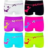 TEXEMP Damen Pantys Frauen Shortys Boxershorts Microfaser Hipster Hotpants Unterhose Slip Bunt (Lager 82, L-XL, 12er Pack)