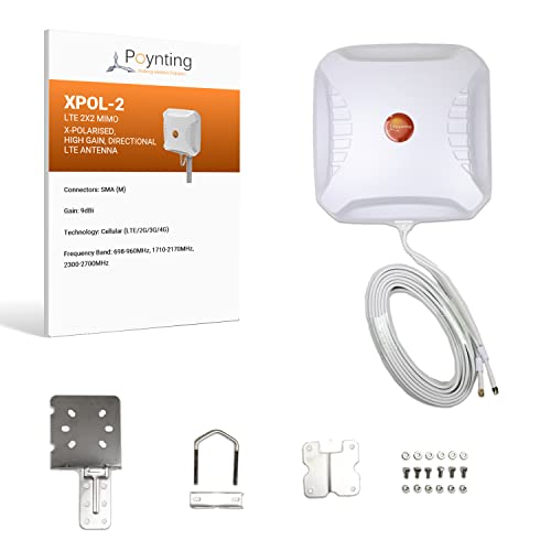 Antenne cellulaire directionnelle XPOL-2-5G Poynting 4G LTE 5G MIMO