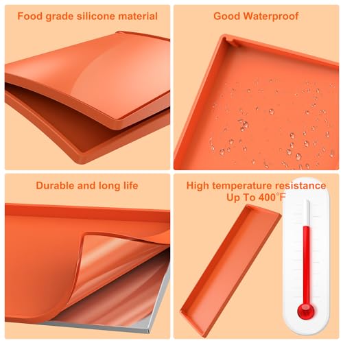 BANGIE-Griddle-Cover-Mat-for-Blackstone-28-Inch-Griddle-Accessories-Full-Wrap-Around-Protection-Silicone-Mat-for-Griddle-Food-Grade-Silicone-Grill-Mat-ORANGE