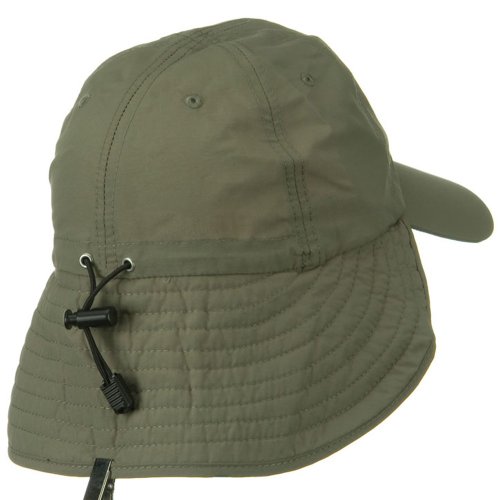 Juniper Uv 50+ Outdoor Talson Uv Flap Cap - Olive #TOP2