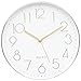 Produktbild ACCSHINE Wanduhr Ohne TickgeräUsche Lautlos 30cm Quarz Batterie Betriebene Groß Wanduhr Einfach zu Lesen für Zimmer Zuhause KüChe Schlafzimmer Büro Schule
