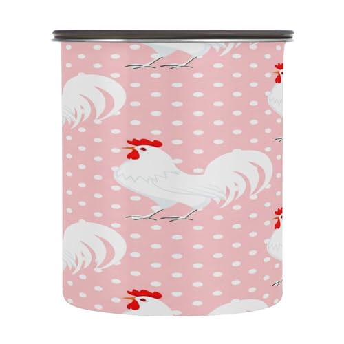 Envase hermético para café acero inoxidable 17 oz miniatura 2