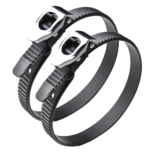 20-Inch Heavy Duty Reusable Ratcheting Cable Ties Adjustable Locking Ratchet Straps for Repair & Fixing Home Organization Emergency Solutions Outdoor Fencing Gates Pipes 2PCS