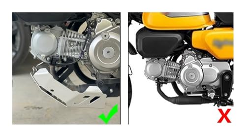 Alerón de chasis Monkey 125 que evita daños en motor 5