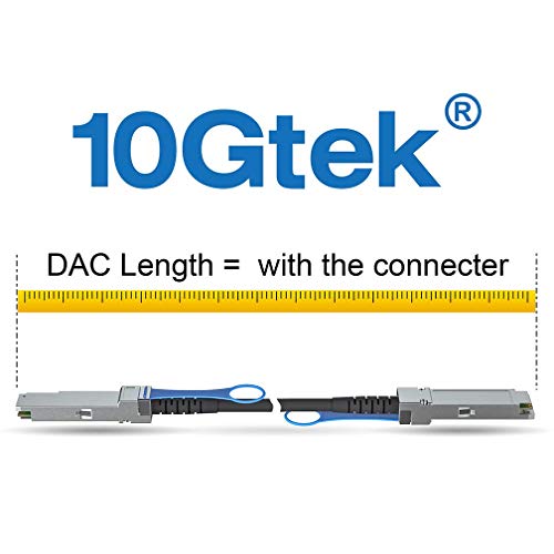 40G Qsfp+ Dac Cable - 40Gbase-Cr4 Passive Direct Attach Copper Twinax Qsfp Cable For Cisco Qsfp-H40G-Cu50Cm, Meraki Ma-Cbl-40G-50Cm, Mikrotik, Open Switch Devices, 0.5-Meter(1.6Ft) #TOP7