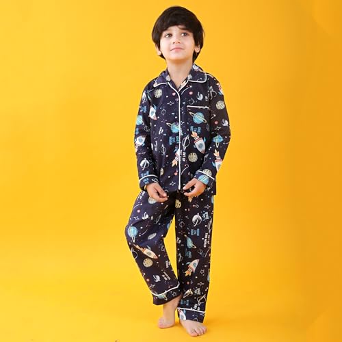 Image of Jam & Sugar Boys Cotton Printed Night Suit Set