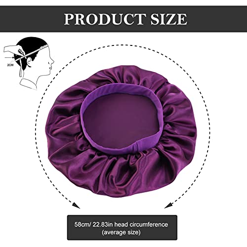 Cuffia Seta Capelli Ricci,Cuffia da Notte,Cuffia