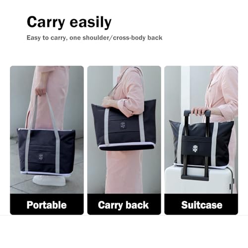 Travel Duffel Bag Foldable Travel Bag Expandable Portable Bag Sports Tote Gym Bag Overnight Bag Portable Storage Travel Bag2