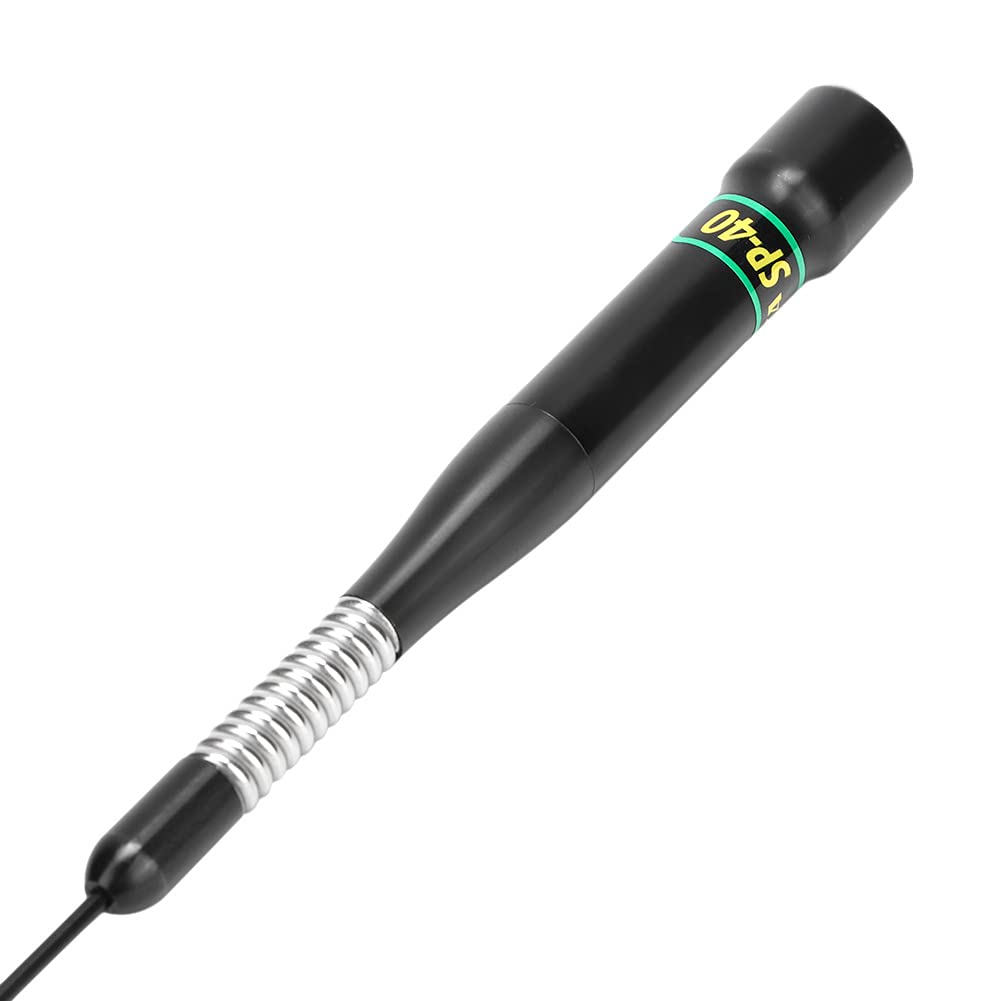 Antena de Doble Banda, SP-40 100W UHF Látigo Aéreo de Radio Móvil para Walkie Talkie Coche Taxi Vehículo Comunicación Bidireccional (Negra)