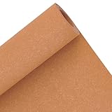 BENECREAT 59x15.7inch Leather Stiffener Roll, Sandy Brown Bag Stiffener, PVC Leather Roll for Leather Bag Liner, Craft DIY, 1mm Thick